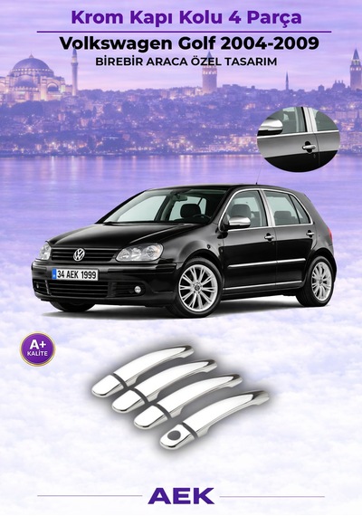 Vw Golf 5 Kapı Kolu 2004-2009 Paslanmaz Çelik