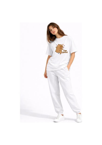 Nevermınd Sevgili Kombini Eğlenceli Baskılı Çift Tişört Oversize Unisex Partner Tişört 2 Li Set Bej Bej Nevermınd Sevgili Kombini Eğlenceli Baskılı Çift Tişört Oversize Unisex Partner Tişört 2 Li Set Bej Bej