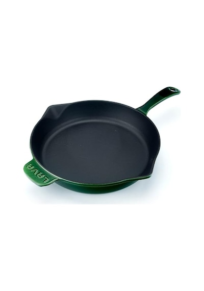 Lava Metal Premium Serisi - Döküm Kızartma Tavası, Yuvarlak, 28 Cm, Majolik Yeşil Genel