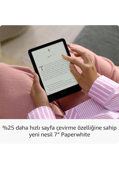 Amazon Kindle 7 Paperwhite 2024 16 GB E Kitap Okuyucu - Reklamlı