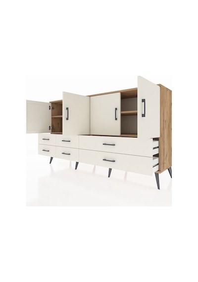 Hyperion Konsol 6 Raflı 6 Çekmeceli 4 Kapaklı 176x44x99 Çam-aytaş Çam-aytaşı Hyperion Konsol 6 Raflı 6 Çekmeceli 4 Kapaklı 176x44x99 Çam-aytaş Çam-aytaşı