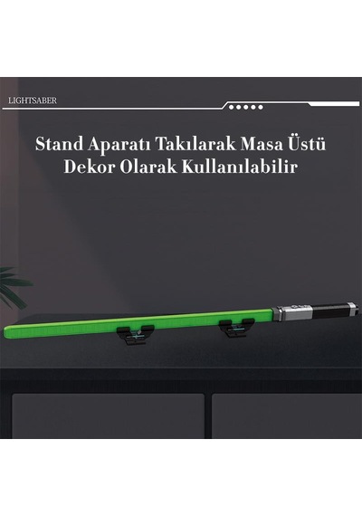 Reobrix 99011 Işın Kılıcı Yeşil Yaratıcı Yapı Blok Seti Building Blocks Lightsaber - 578 Parça