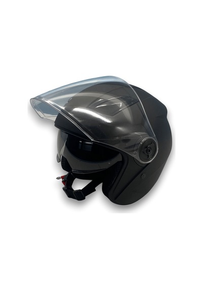 Motosiklet Kask Yazlık Model Siyah