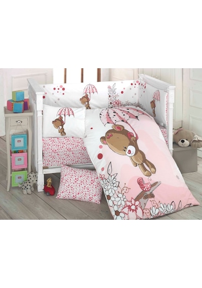 Komfort Home Bebek Uyku Seti 8 Parça Ranforce %100 Pamuk /tonton