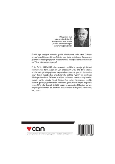 Yarın, Nasıl Bir Gün Olacaksın? - Erdal Öz - Can Yayınları