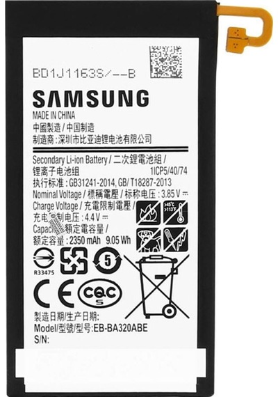 Samsung Galaxy Uyumlu A3 2017 Sm-a320 Batarya Pil -