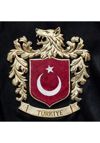 Bozkurtlu Milli Takım Logosu - 4 Adet Opak Sticker Renkli