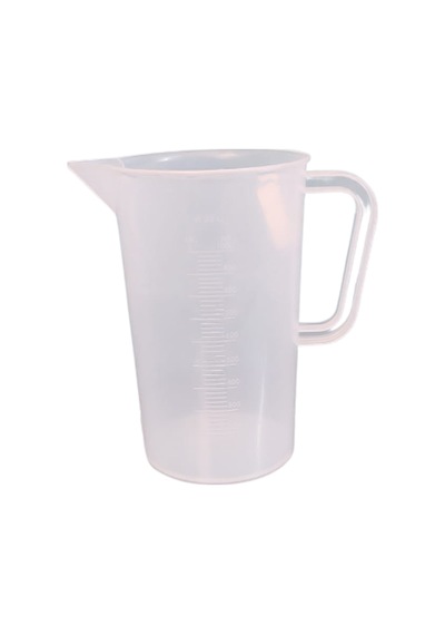 Plastik Kulplu Beher Ölçü Kabı 2000 Ml