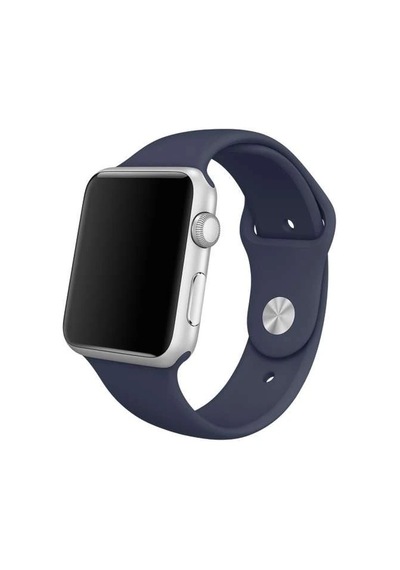 Ally Apple Watch Uyumlu 7-8 45mm 6-5-4 44mm Silikon Kordon Kayış 3-2-1 42mm- 5775
