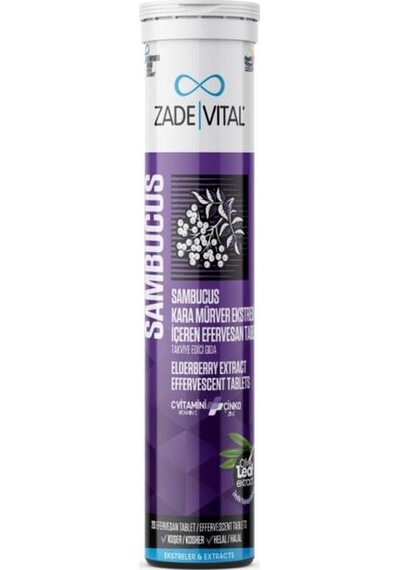 Zade Vital Karamurver Eks. Efervesan 20 Tablet