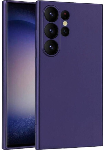 Galaxy S24 Ultra Kılıf Zore Premier Silikon Kapak Lacivert