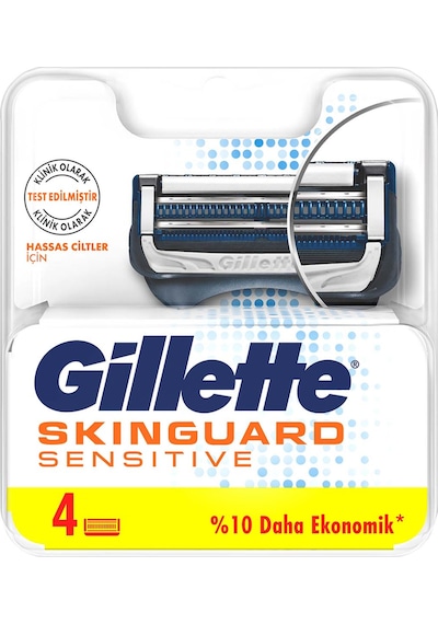 Gillette Skinguard Yedek Tıraş Bıçağı 4'lü