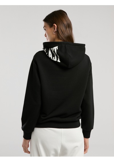 Everlast Ever Classics Wmn Comfort Siyah Kadın Kapüşonlu Sweatshirt Siyah