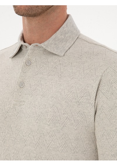 Cacharel Erkek Taş Sweatshirt 50311374-vr049 Gri