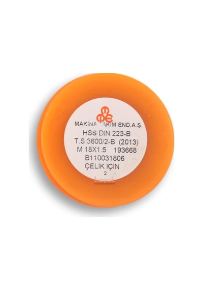 Mte M18 X 1.5 Pafta İnce Vidalı Hss Dın 223/b