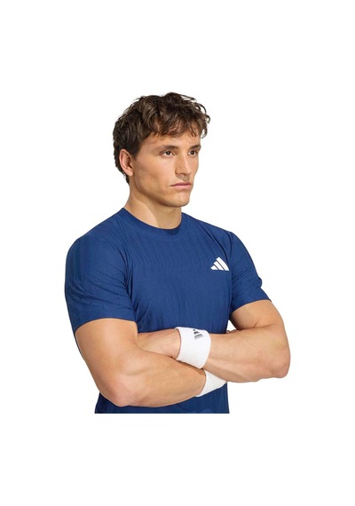 Adidas Erkek T-shirt T Freelıft Tee Kr0500 Mavi