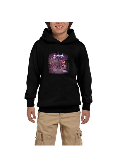 Zepplin Giyim Sodom Better Off Dead Siyah Çocuk Kapşonlu Sweatshirt