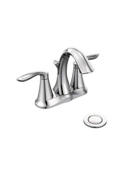 Eva Krom İki Kulplu Centerset Banyo Lavabo Bataryası Tahliye Montajlı, 6410 Diğer