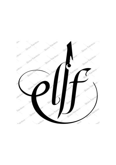 Elif Arapça Harf Sticker 00893