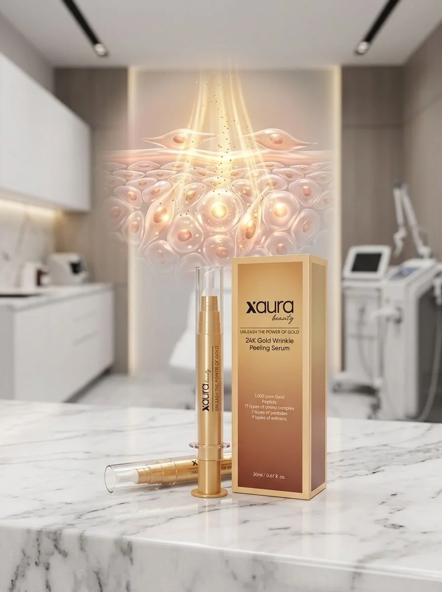 X-aura Beauty 24k Gold & Peptit Kırışıklık Karşıtı Peeling Serum 20 Ml