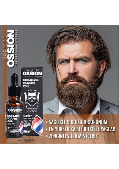 Ossion Premium Barber Line Sakal Bakım Yağı 20 Ml