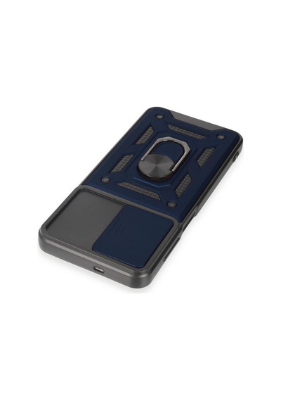 Samsung Galaxy M14 5g Kılıf Pars Lens Yüzüklü Silikon - Lacivert