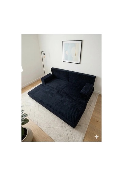 Premium Fitilli Kadife Kumaş, Konforlu Yer Kanepesi ,modüler Koltuk Takımı - Lacivert Premium Fitilli Kadife Kumaş, Konforlu Yer Kanepesi ,modüler Koltuk Takımı - Lacivert