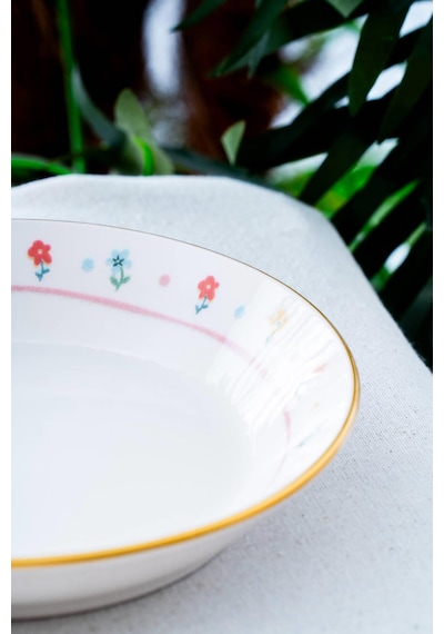 Acar Livaldi 6 Parça Yemek Tabağı - 19 Cm