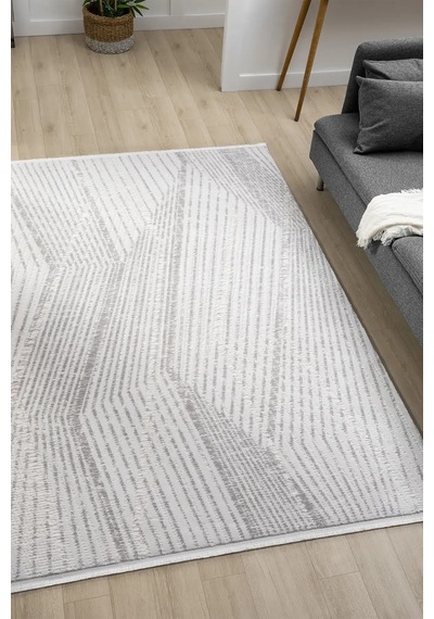 Seyran Halı Lima 0558 Gri Akrilik Makine Halısı