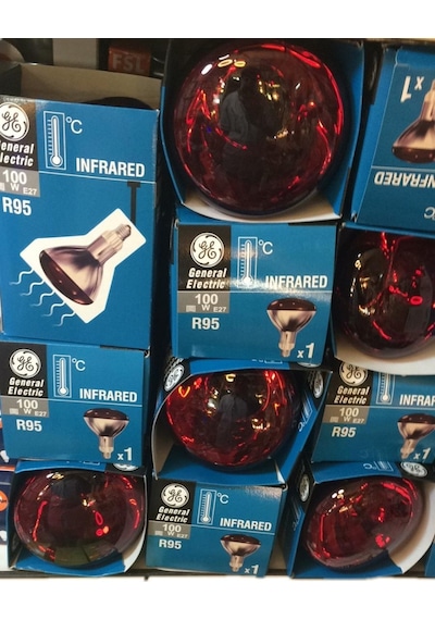 100 Watt General Isitici Infrared Lamba