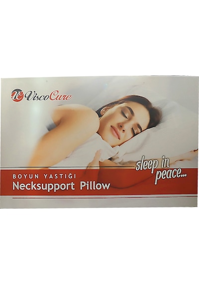 Case Viscocure Dp1003 Visco Boyun Yastığı %100 Visko Büyük Boy 54 X 34 X 11-8 Cm