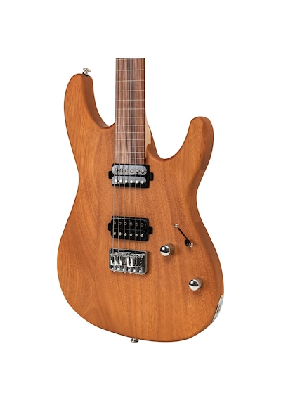Valler Fts2700 Mat Koyu Kahve Okoume Ağacı Hh Perdesiz Elektro Gitar