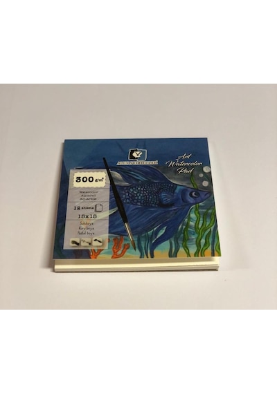 Alex Schoeller Watercolor Pad Suluboya Defteri 300 G 15x15 CM