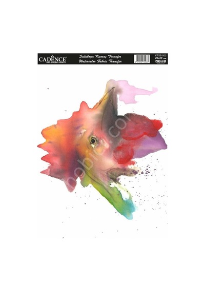 Ktsb-003 Cadence Suluboya Kumaş Transfer 25X35