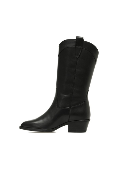 Nine West Zerten2 5pr Siyah Kadın Kovboy Bot 000000000102043217 Siyah
