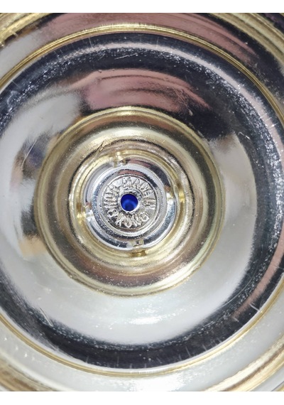 Antika Elmas Şeklinde Cam Gaz Lambası 037 Sarı