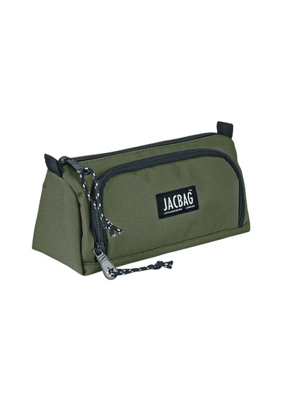 Jacbag Prime Xl-lastik Ayraçlı İki Bölmeli Kalem Kutusu Prime Xl-haki renkli