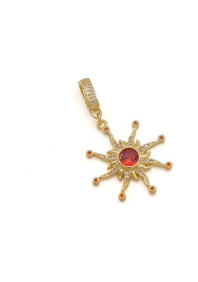Ajda Charm Çelik Altın Kaplama Kadın Güneş Model-chr-110 Gold