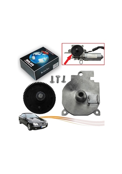 Mercedes Clk C209 2002-2009 İçin Sunroof Motor Kapağı Ve Dişli Seti 203 820 31 42 / 2038203142