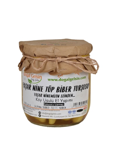 Doğal Gelsin Yaşar Nine Tüp Biber Turşusu - 550 gr