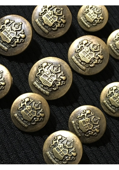 Blazer Ceket Düğmesi Takımı Metalize Plastik 5277151013011