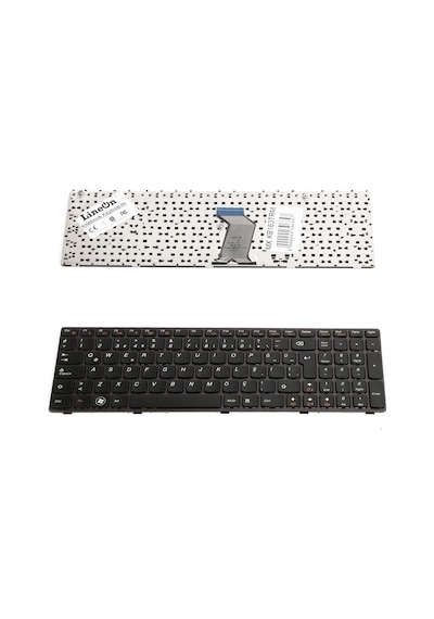 Lenovo Uyumlu Ideapad 25-10789 Klavye Tuş Takımı Mor Çerçeveli