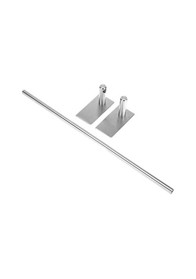 Kendinden Yapışkanlı Paslanmaz Çelik Havluluk Askılık, 40 Cm Açık Ceviz