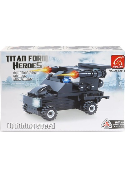 Ausini Titan Form Heroes-4 Lightning Speed 82 Parça