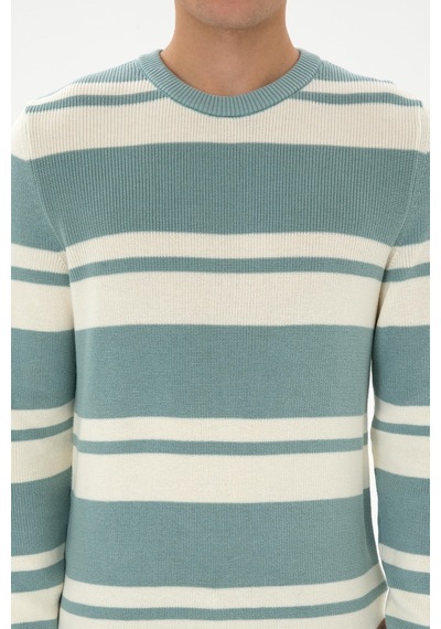 U.S. Polo Assn. Erkek Regular Fit Bisiklet Yaka Mint Kazak 50314952-VR090 U.S. Polo Assn. Erkek Regular Fit Bisiklet Yaka Mint Kazak 50314952-VR090