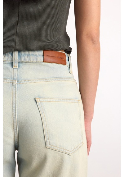 Vigoss Actıon Wıde Leg Kadın Pantolon 24300-73598 Mavi - Siyah