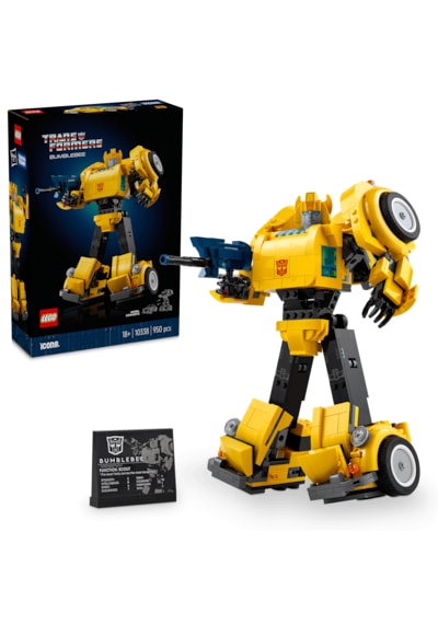 LEGO® Icons Transformers Bumblebee 10338 - Yetişkinler İçin Koleksiyonluk Robot Aksiyon Figürü Yapım Seti (950 Parça)