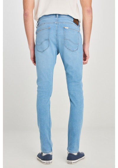 Lee Luke Slim Fit Dar Kesim Açık Mavi Pamuklu Esnek Jean Denim Pantolon