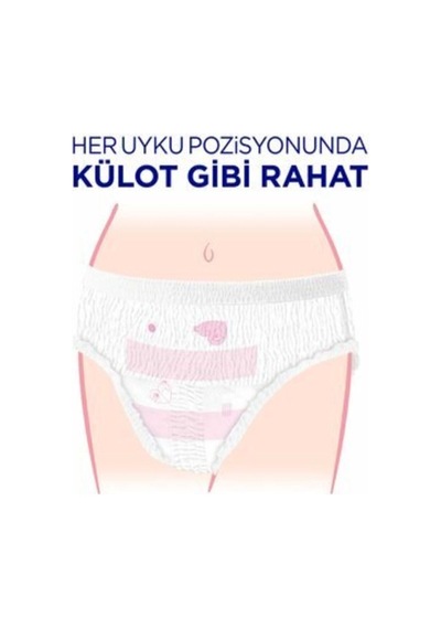 Kotex Regl Gece Külodu 2'li 6 Paket