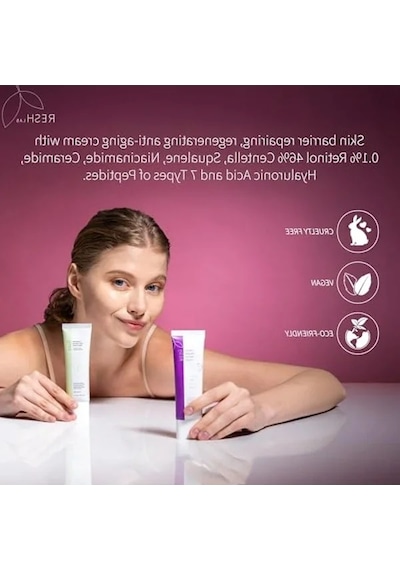 Yaşlanma Karşıtı Yüz Kremi, Peptit Ve Retinol İçerir